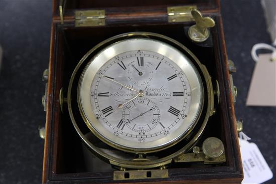 Joseph R. Losada. A Victorian 2½ day marine chronometer, 7in.